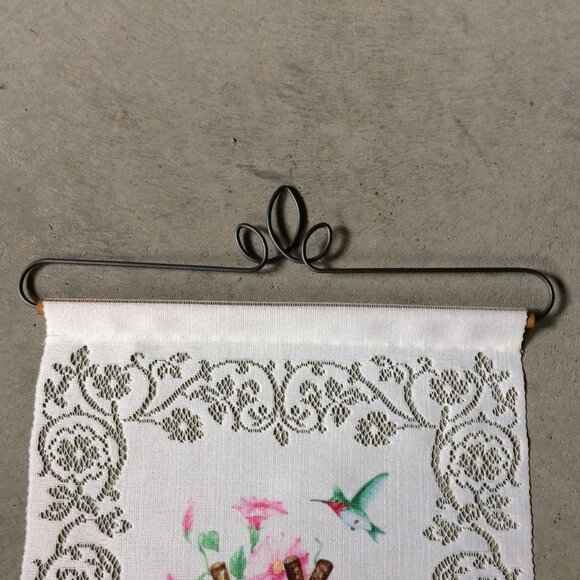 Birds/House Cloth-Fabric Wall Hanging - Picture 3 of 8